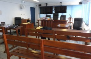 La salle d'audience du tribunal administratif