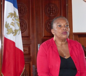 Christiane Taubira à Mayotte