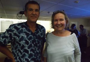 Louis Collet, biologiste au CHM et Pascale Bourhy, du centree national de référence pour la leptospirose à l'Institut Pasteur à Paris