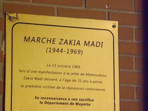 La plaque inaugurée ce lundi 10 novembre