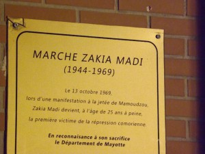 La plaque inaugurée ce lundi 10 novembre 2014