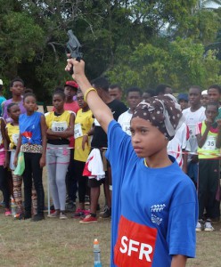 Top départ pour le cross de l'UNSS en novembre 2014