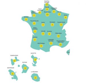 Les quartiers du Nouveau programme national de rénovation urbaine