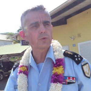 Le général Soubelet à Mayotte en décembre 2014