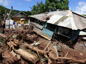 Les dégâts du cyclone Hellen dans le nord de Mayotte