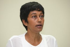 Erika Bareigts, la députée réunionnaise qui a défendu l'amendement (crédit photos : JIR)