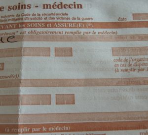 Feuille sécurité sociale