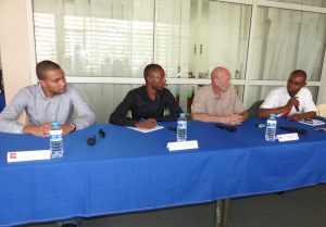 Les quatre opérateurs présents à Mayotte : SFR, IDOM, STOI et Orange