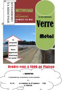 Affiche nettoyage mtsamboro