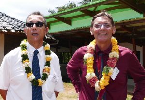 Daniel Laborde, DAAF, et Guy Sommer proviseur lycée agricole
