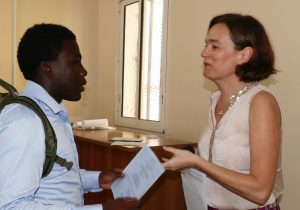 Remise des diplômes par Anne Constance Onghena