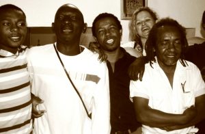 Avec ses amis à Mayotte