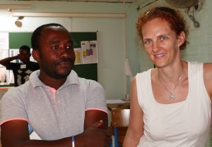 Siaka Daouirou et Cecile Morelli