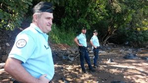 Soulou, Saziley, Tahiti... les hommes sous la responsabilité du Lieutenant Ibarboure sur les lieux touristiques du sud et de l'ouest