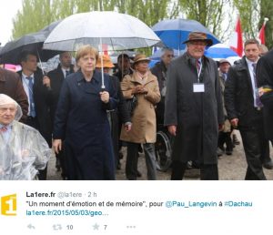 GPL à Dauchau avec Angela Merkel