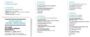 Violences intra-familiales Le programme