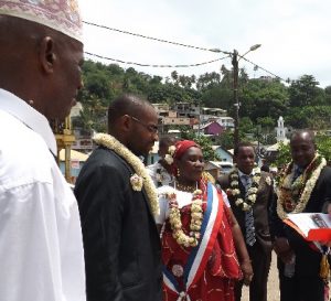 Le maire Zaïnoudine Antoyissa et son équipe municipale