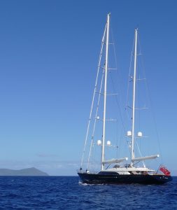 Le yacht de luxe "Fidelis"