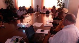 Réunion de travail à la mairie de Mamoudzou ce vendredi matin