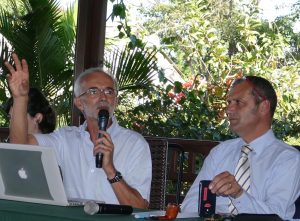 Marc Trousselier et le préfet Seymour Morsy