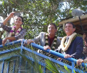 Manuel Valls à Coconi, juste avant de rencontrer le monde économique mahorais le 15 juin dernier