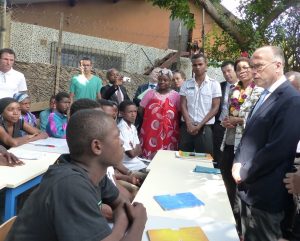 Bernard Cazeneuve avait visité le centre d'accueil des Apprentis d'Auteuil