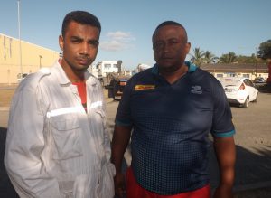 Le capitaine Jaotombo Romel et le mécanicien Fabien Ramaharo Manana bloqués depuis 41 jours à Longoni
