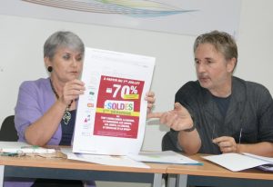 Gérard Yeselnik et Marie-Christine Buon, décryptent la législation sur les soldes et promotions