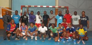 La sélection masculine de Mayotte de handball pour les Jeux des Îles