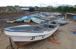Bateaux de pêche à Mtsapéré