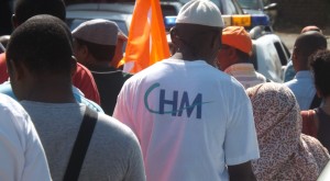 CHM La manifestation des personnels du CHM ce mardi matin