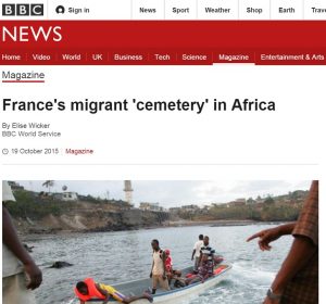 Capture d'écran du site d'information de la BBC