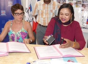 Signature de la convention entre le vice-rectorat et le département