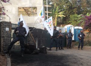 Dispositif policier autour du vice-rectorat ce mercredi matin