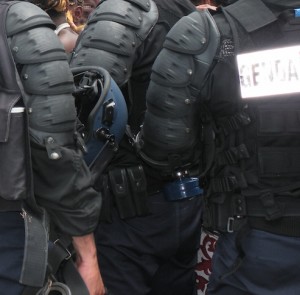 Des gendarmes mobiles à Mayotte
