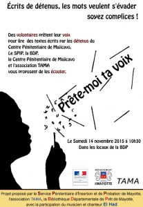 Affiche Prête moi ta voix