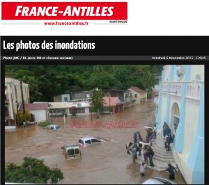 Capture d'écran France Antilles La Rivière pilote