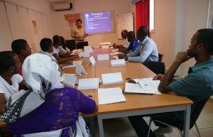 Les futurs auxiliaires ambulancier en stage