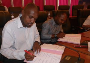Saïd Bastoi pour la CGPME et Djoumoi Djoumoy, CFE-CGC sont partenaires du CD 