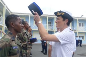 Remise de képis en décembre 2015 par Florence Ghilbert-Bezard