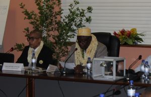 Mohamed Majani parle d'une journée historique (Photo: maire de Mamoudzou)