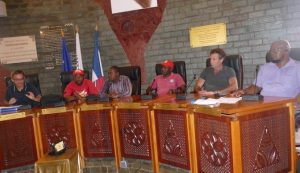 AG de l'intersyndicale après le mouvement de ce mardi dans l'hémicycle Bamana