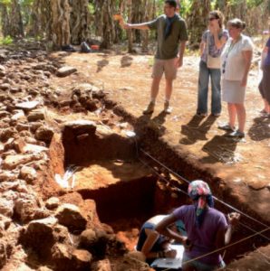 Un chantier de fouilles à Dembéni (Photo: les Naturalistes)