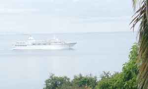 Le paquebot Aegean Odyssey est arrivé à mi journée à Mayotte