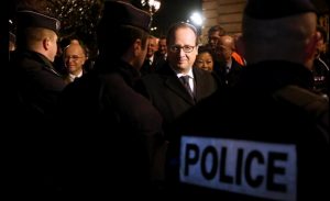 Rencontre du président avec les forces de sécurité après la présentation des voeux