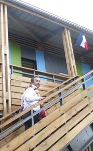 Guy Fitzer évoquait l'investissement de l'Etat dans le nouveau bâtiment de la commune de Bandrélé 
