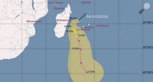 Le système dépressionnaire suivi par Météo France