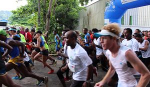 Le départ du 10Km de Mamoudzou 2016