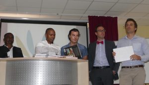 Laurent Chassot (à droite) aux côtés du jury