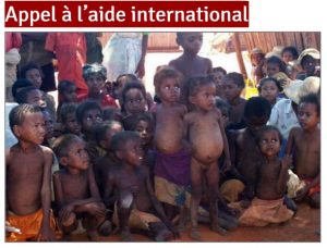 Vers un appel à l'aide international, relayé par la Tribune de Madagascar